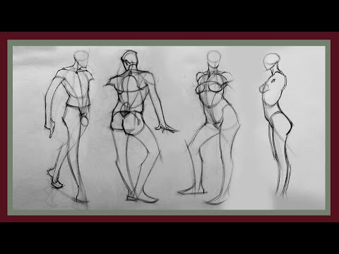 Basic Reilly Gesture Demo - Figure Drawing Fundamentals