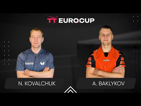 08:00 Nazarii Kovalchuk - Andrii Baklykov 31.12.2024 | Table Tennis TT Euro.Cup Ukraine Star 3