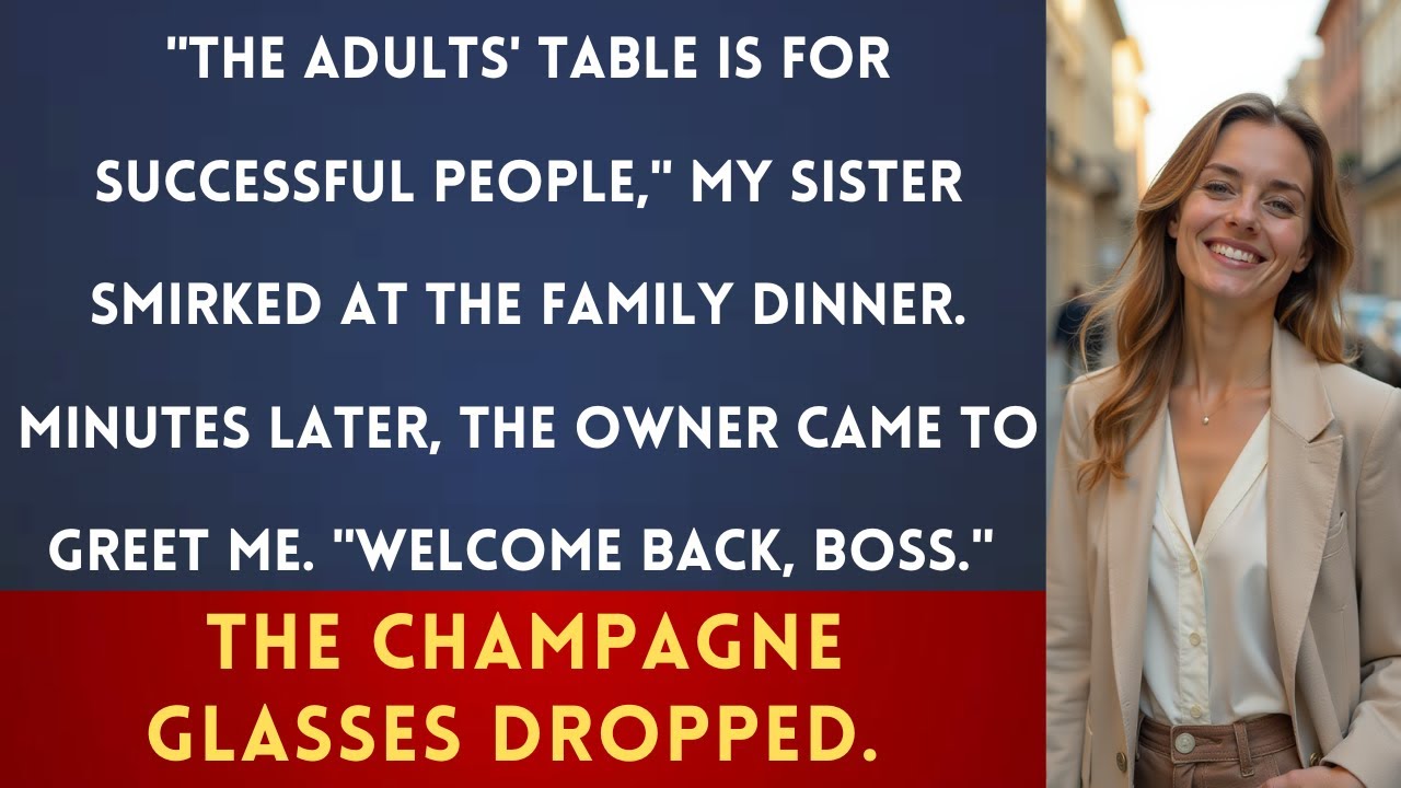 They Made Me Sit At The Kids' Table—Then Found Out Who Bought The Restaurant