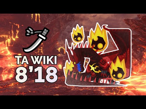 MHWI | Crimson Fatalis MOD TA Wiki Rules Long Sword Solo 8'18"96