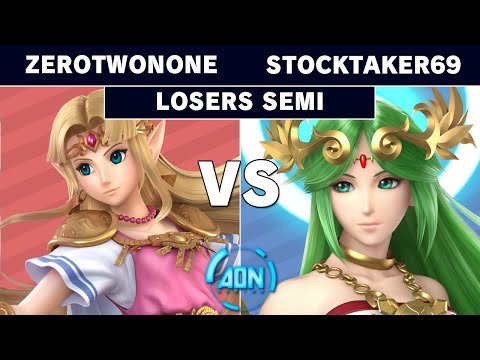 AON #046 - ZeroTwoNone (Zelda) Vs Stocktaker69 (Palutena, Wolf) Losers Semifinal - Smash Ultimate