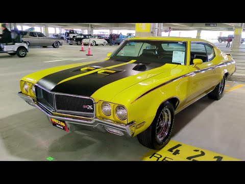1970 Buick GSX Stage 1 4 Speed SOLD $198,000 Auction 455 V8 360hp 510tq 64,957 Miles 1 of 199 of 678
