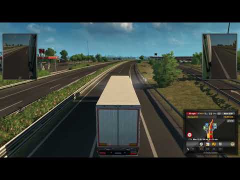 Euro Truck Simulator 2 Renault Magnum (2008) Truck Sound on Highway.