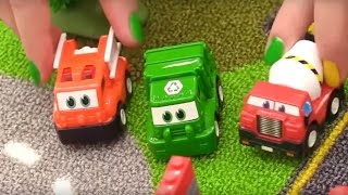 Spielzeugautos - Spielspaß mit dem großen Kran - Das wird lustig