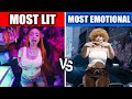 RAPPERS MOST LIT SONG VS RAPPERS MOST EMOTIONAL SONG