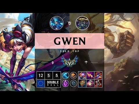 Gwen Top vs Nasus - EUW Challenger Patch 14.13