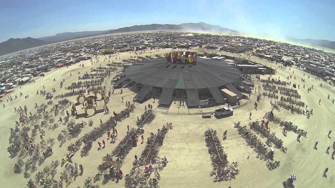 Burning Man 2013 [by drone]: In the Dust, Above the Dust - YouTube