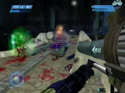 BCM49 - Cavern megabattle, bridge assault with needler & rocket launcher, x2