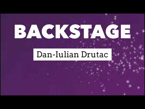Festivalul Talentelor 2019 - Dan Iulian Drutac Backstage