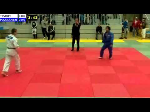 Judo U18 SM 2014: P18-66: TVAURI - PAANANEN