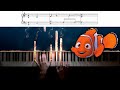 Finding Nemo Nemo Egg Main Theme Piano Cover Sheet Music
