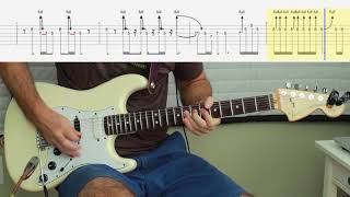 Deep Purple - Mary Long guitar solo lesson