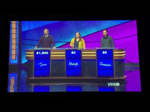 Jeopardy, I’m surprised he bet it all - Jesse Laymon Day 2 - 1st Daily Double (5/1/20)