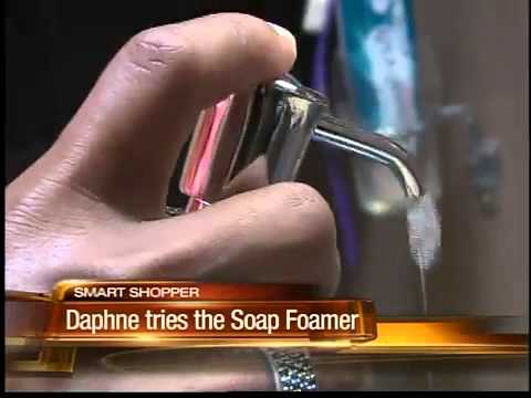 Part of a video titled Turn your liquid soap into foam and save cash - YouTube