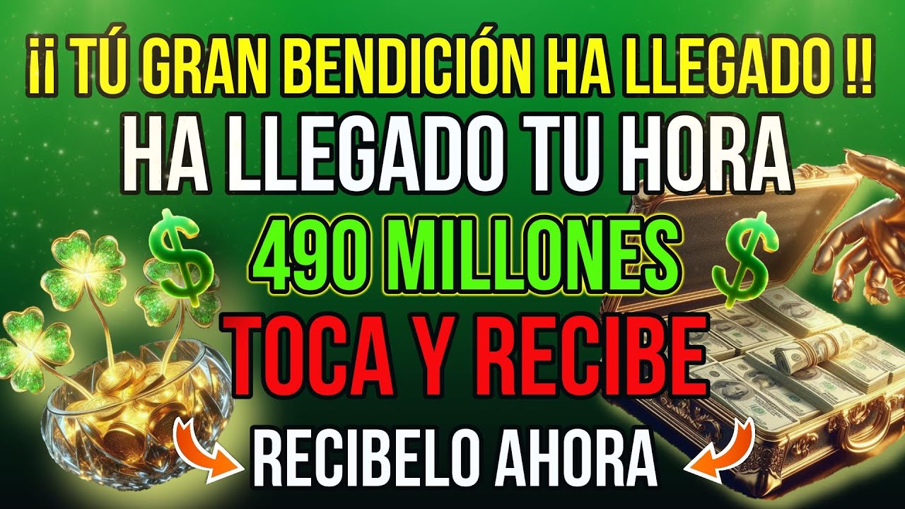 😍🍀 ¡HA LLEGADO TU MILAGRO!💌¡DIOS DICE , TE HARÁS RICO EN 5 HORAS! ¡NO LO IGNORES! MENSAJE DE DIOS