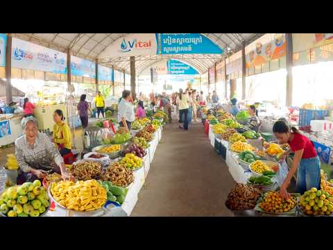 Cambodia Street Food Tour!! Best Food in Kandal Province, and Phnom Penh Weekend Market