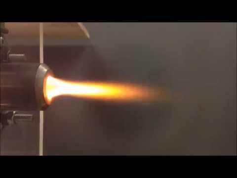 Mesoscale Hybrid Rocket Aerospike Nozzle (Test 8)