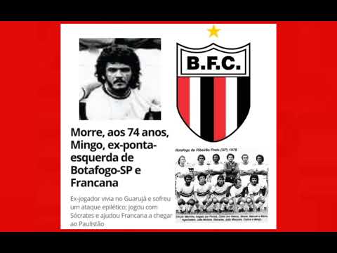 Morre Mingo aos 74 anos jogou pelo Botafogo-SP em 1976.