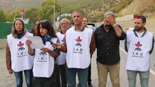 İHD Dersim Şubesi: Kontrol noktalarındaki yoğun uygulamalar özgürlükle