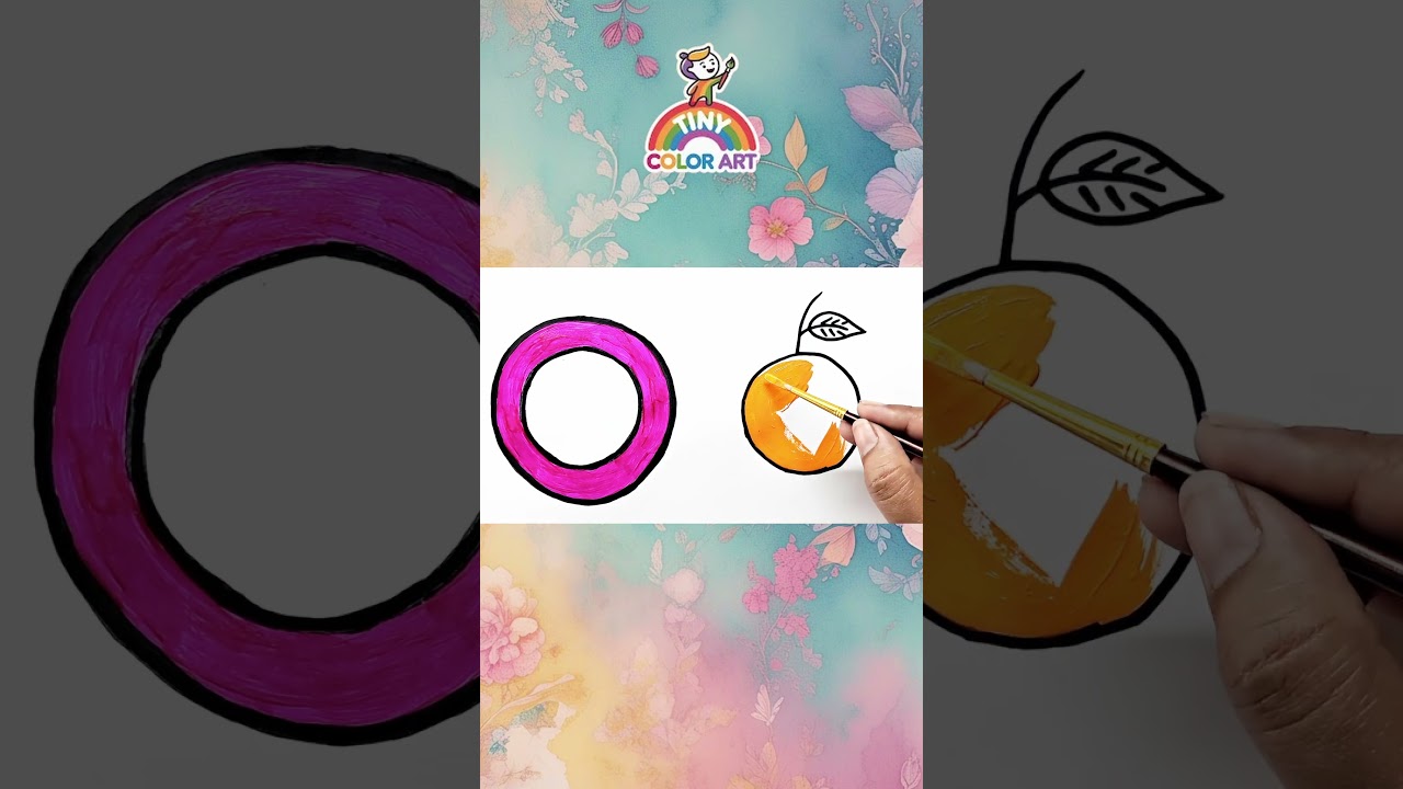 o letter pictures drawing #satisfyingvideo #art #shortsfeed #drawing #shorts #easydrawing #painting