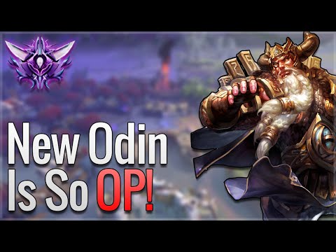PTS NEW ODIN REWORK IN SOLO LANE IS NUTTY!!! Smite