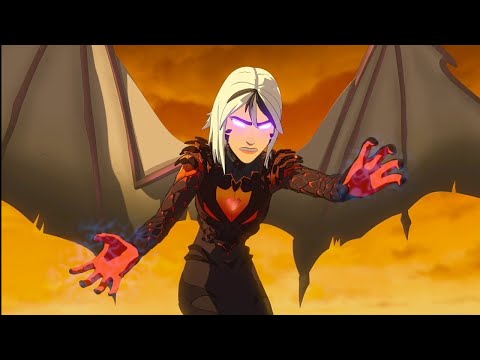 Claudia's dark magic scenes | The Dragon Prince