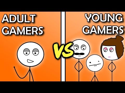 Kid Gamers VS Adult Gamers