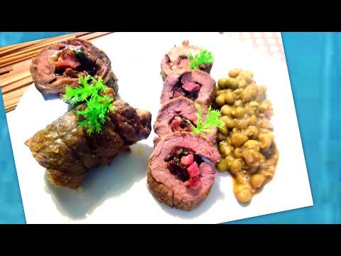 Ricetta: Braciole Napoletane con Piselli - (Involtini di Carne)