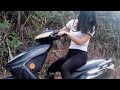 TRY A SCOOTER ON A SMALL MOUNTAIN ROAD