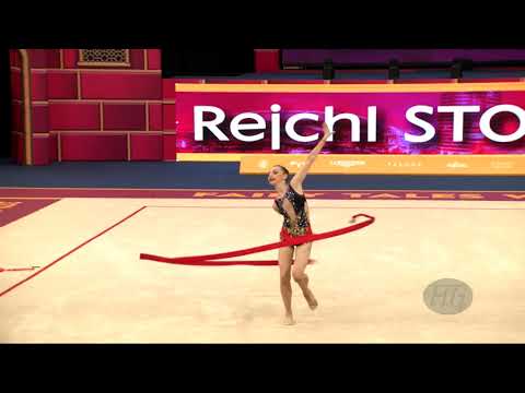 STOJANOV Rejchl (MKD) - 2019 Rhythmic Worlds, Baku (AZE) - Qualifications Ribbon