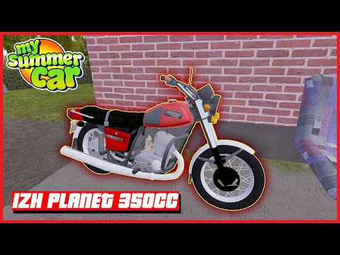 My Summer Car - Realistic 2 Stroke Engine Sound Motorcycle IZH Planet 350CC 2021 | Ogygia Vlogs🇺🇸