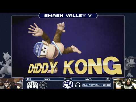 Smash Valley V Wii U Singles - WaDi (R.O.B./Mewtwo) vs MVD (Diddy Kong) - Winners Finals