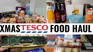TESCO CHRISTMAS GROCERY HAUL | XMAS Tesco Food Haul BIG FESTIVE FAMILY FOOD SHOP |  XMAS FOOD SHOP