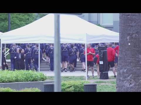 Sacramento Police cadet graduating class run ahead of CHP memorial ceremony