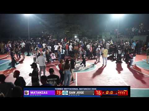 SAN JOSÉ (1-1) VS  MATANZAS (1-1) TORNEO INVITACIONAL MATANZAS 2026