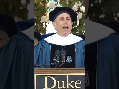 Dozens of students walk out in protest of Jerry Seinfeld speech at Duke graduation #palestine #news