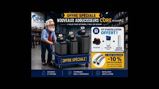 DIMM × Ecosoft – adoucisseurs CORE en 3 tailles + kit d'installation offert