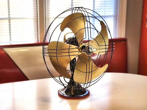 1947 General Electric Vortalex fan - After Restoration