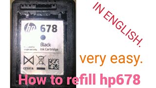 hp 678 black ink cartridge refill