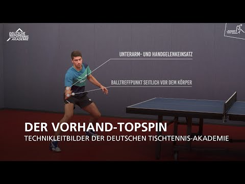 Der Vorhand-Topspin I Technikleitbilder der Deutschen Tischtennis-Akademie