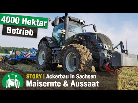Machern Landwirtschaft | Ackerbau-Reportage | 4000 Hektar | Valtra S-Serie Traktoren