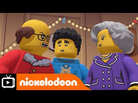 LEGO City Adventures | Gingerbread House Building Contest | Nickelodeon UK