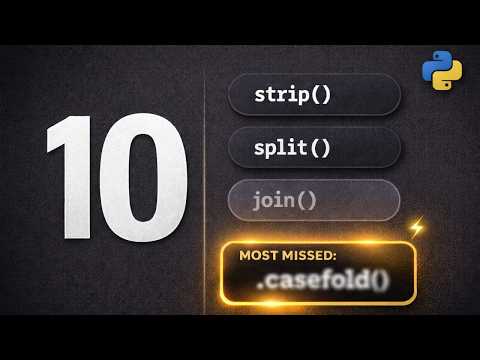Smetti di usare le stringhe Python in modo sbagliato! (10 funzioni di cui hai bisogno subito)