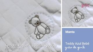 Manta Teddy Azul | Ref: 50385