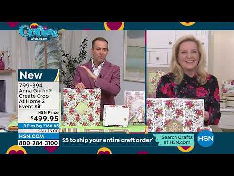 HSN | Crafting with Adam & Anna Griffin 04.11.2022 - 09 PM