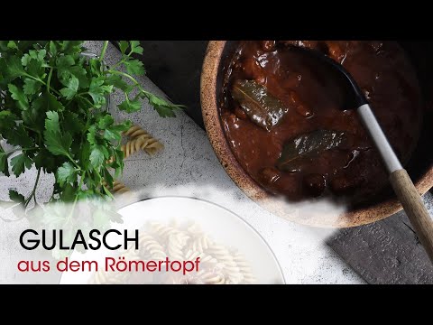 Dieses Gulasch Rezept aus dem Römertopf wird dich begeistern!