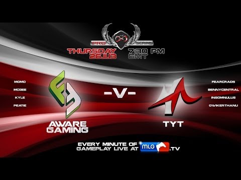 Gfinity Pro Scrims: Episode 6 - Aware vs TYT (28/11/13)