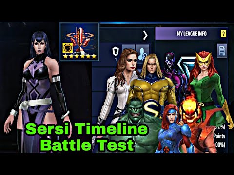 Sersi Timeline Battle Test With Obelisk - Marvel Future Fight