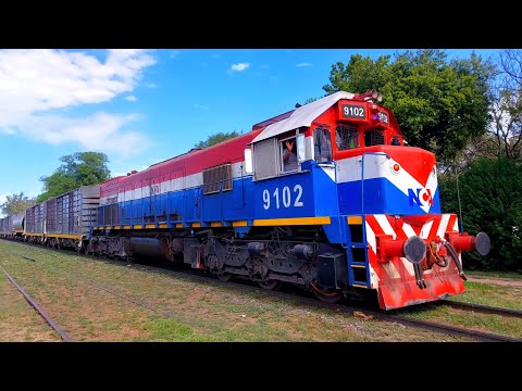 [4K] Tren de tolvas graneras de NCA con destino a General Deheza pasando por Marcos Juárez!!!!!!