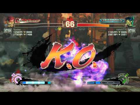 nonoGT75 [M.Bison] vs Slysher [E.Ryu] USF4 Online Ranked Matches - Steam
